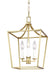 Generation Lighting Southold Mini Lantern Burnished Brass Finish (CC1433BBS)