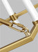 Generation Lighting Marston Linear Chandelier Burnished Brass Finish (CC14612BBS)