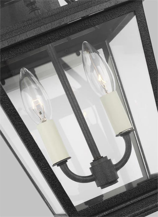 Generation Lighting Falmouth Small Outdoor Wall Lantern Dark Weathered Zinc Finish With Clear Glass Panels (CO1012DWZ)
