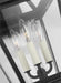 Generation Lighting Falmouth Medium Outdoor Wall Lantern Dark Weathered Zinc Finish With Clear Glass Panels (CO1023DWZ)