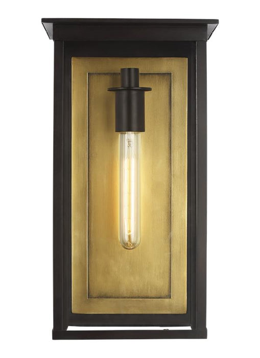 Generation Lighting Freeport Large Outdoor Wall Lantern Heritage Copper Finish With Clear Glass Panels (CO1121HTCP)