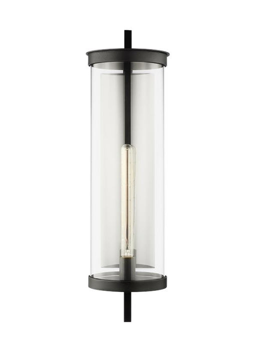 Generation Lighting Eastham Extra Large Wall Lantern Textured Black Finish With Clear Glass Shade (CO1281TXB)