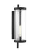 Generation Lighting Eastham Large Wall Lantern Textured Black Finish With Clear Glass Shade (CO1291TXB)