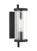 Generation Lighting Eastham Extra Small Wall Lantern Textured Black Finish With Clear Glass Shade (CO1321TXB)