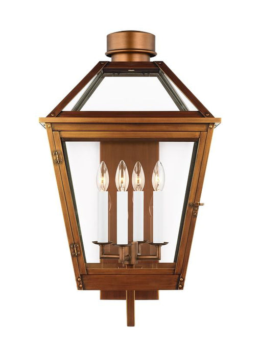 Generation Lighting Hyannis Extra Large Lantern Natural Copper Finish With Clear Glass Panels And Clear Glass Panel (CO1364NCP)
