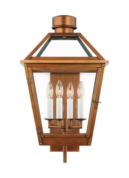 Generation Lighting Hyannis Large Lantern Natural Copper Finish With Clear Glass Panels And Clear Glass Panel (CO1374NCP)