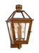 Generation Lighting Hyannis Small Wall Lantern Natural Copper Finish With Clear Glass Panels And Clear Glass Panel (CO1392NCP)