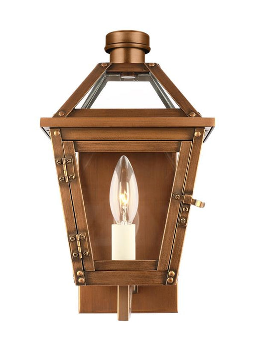 Generation Lighting Hyannis Extra Small Wall Lantern Natural Copper Finish With Clear Glass Panels And Clear Glass Panel (CO1401NCP)