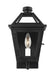 Generation Lighting Hyannis Extra Small Wall Lantern Textured Black Finish With Clear Glass Panels And Clear Glass Panel (CO1401TXB)