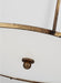 Generation Lighting Stonington Hanging Shade Antique Gild Finish With White Linen Fabric Shade (CP1112ADB)