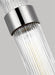 Generation Lighting Geneva Medium Pendant Polished Nickel Finish With Clear Glass Shade And Clear Glass Shade (CP1161PN)