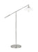 Generation Lighting Wellfleet Wide Floor Lamp Matte White and Polished Nickel Finish With Matte White Steel Shade (CT1141MWTPN1)