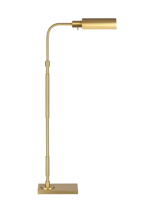 Generation Lighting Kenyon Task Floor Lamp Burnished Brass Finish With Burnished Brass Steel Shade (CT1161BBS1)