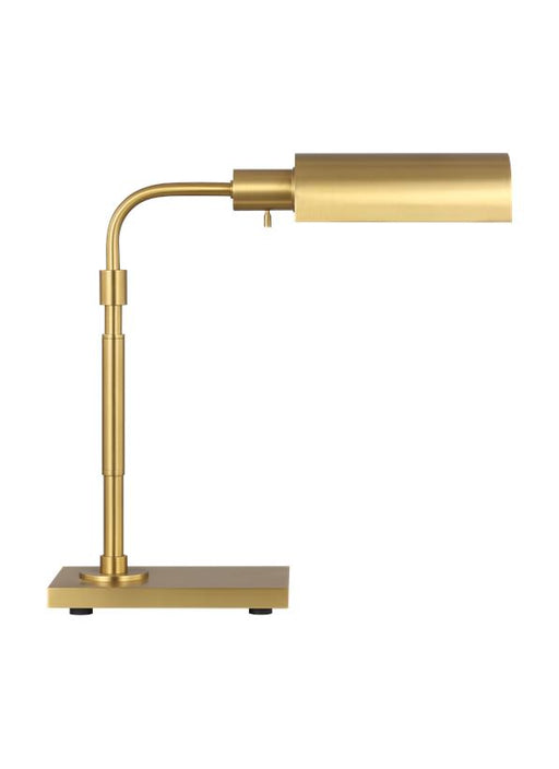 Generation Lighting Kenyon Task Table Lamp Burnished Brass Finish With Burnished Brass Steel Shade (CT1171BBS1)