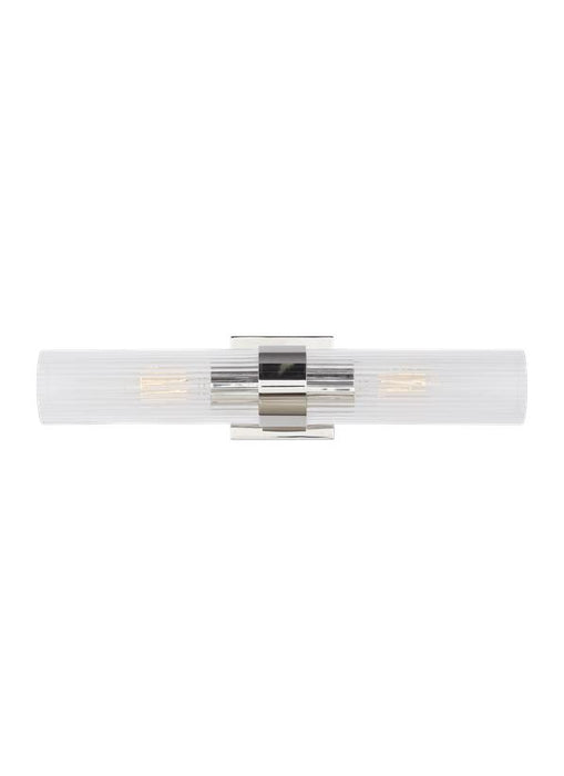 Generation Lighting Geneva Linear Sconce Polished Nickel Finish With Clear Glass Shades (CV1022PN)
