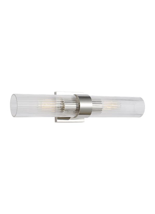 Generation Lighting Geneva Linear Sconce Polished Nickel Finish With Clear Glass Shades (CV1022PN)