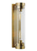 Generation Lighting Garrett Linear Sconce Burnished Brass Finish With Clear Glass Shade (CW1002BBS)