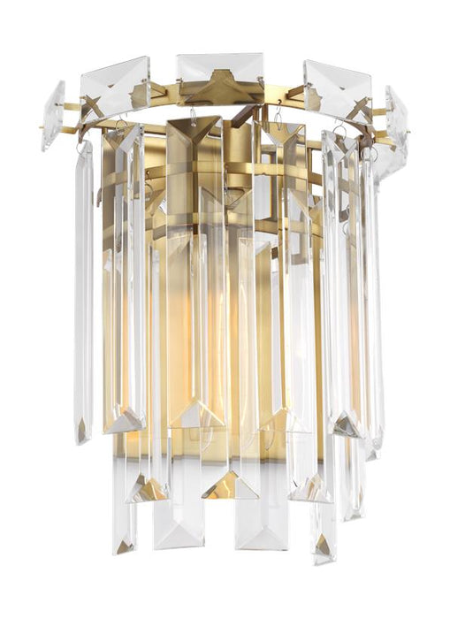 Generation Lighting Arden Sconce Burnished Brass Finish With Clear Glass (CW1061BBS)