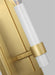 Generation Lighting Marston Single Wall Sconce Burnished Brass Finish (CW1231BBS)
