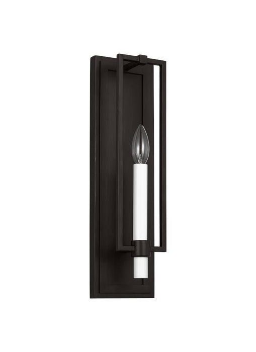 Generation Lighting Chapman And Myers Marston 1-Light Dimmable Wall Sconce Bath Vanity In Aged Iron Finish (CW1241AI)