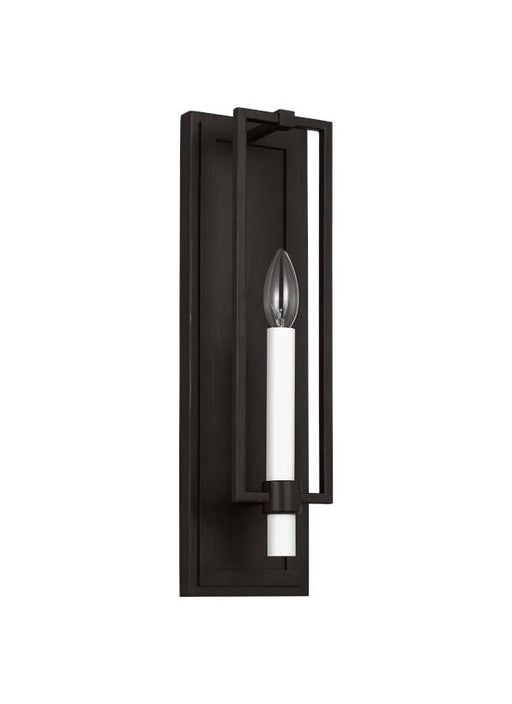 Generation Lighting Chapman And Myers Marston 1-Light Dimmable Wall Sconce Bath Vanity In Aged Iron Finish (CW1241AI)