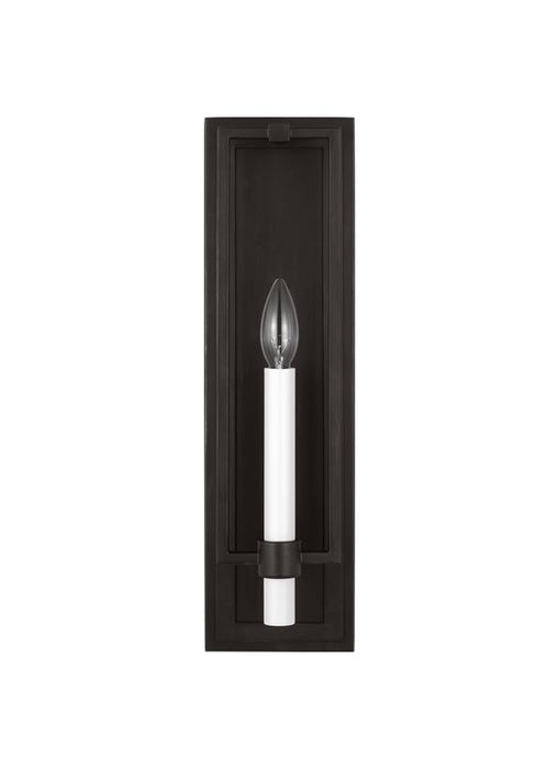 Generation Lighting Chapman And Myers Marston 1-Light Dimmable Wall Sconce Bath Vanity In Aged Iron Finish (CW1241AI)