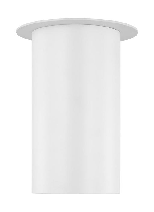 Generation Lighting Drew And Jonathan Scott Archer 1-Light Small Flush Mount In Matte White Finish With Matte White Steel Shade (DJF1021MWT)