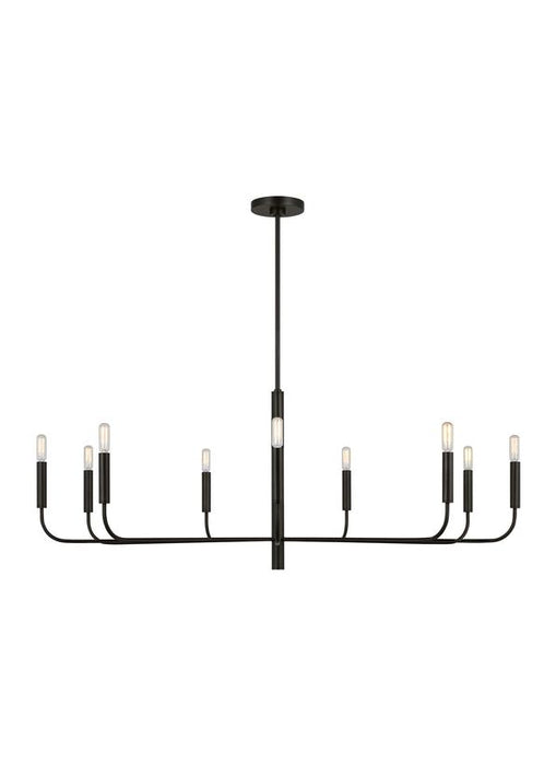 Generation Lighting Ellen Degeneres Brianna 9-Light Wide Chandelier In Aged Iron Finish (EC1319AI)