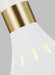 Generation Lighting Joan Mini-Pendant Matte White Finish With Matte White Steel Shade (EP1141MWT)