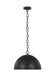 Generation Lighting Ellen Degeneres Whare 1-Light Medium Pendant In Aged Iron Finish With Aged Iron Steel Shade (EP1241AI)