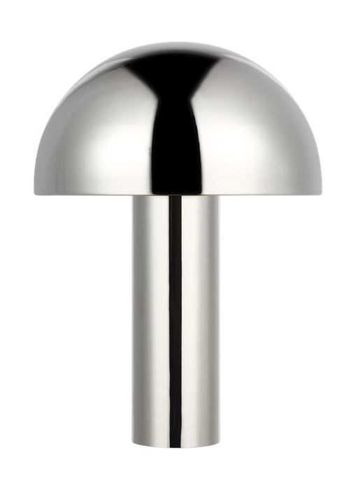 Generation Lighting Cotra Table Lamp Polished Nickel Finish With Polished Nickel Steel Shade (ET1322PN1)