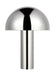 Generation Lighting Cotra Table Lamp Polished Nickel Finish With Polished Nickel Steel Shade (ET1322PN1)