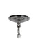 Generation Lighting Lawler Orb Pendant Chrome Finish With Clear Glass (F3155/3CH)