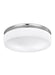 Generation Lighting Issen Flush Mount Chrome Finish With White Opal Etched Glass (FM504CH)
