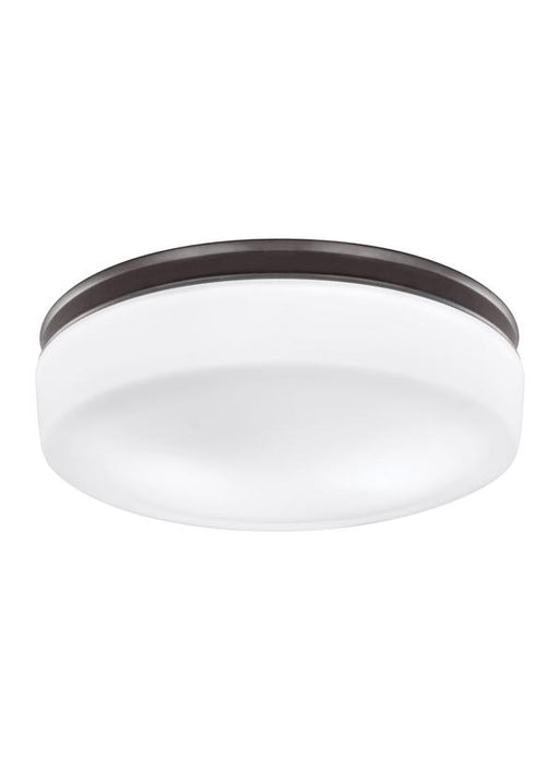 Generation Lighting Issen Flush Mount Oil Rubbed Bronze Finish With White Opal Etched Glass (FM504ORB)