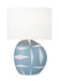 Generation Lighting Franz Table Lamp Semi Matte Lavender Finish With White Linen Fabric Shade (HT1041WLSML1)