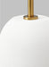 Generation Lighting Fanny Slim Table Lamp Matte White Ceramic Finish With White Linen Fabric Shade (HT1061MWC1)