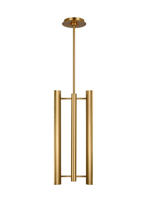 Generation Lighting Carson 2-Light Pendant Burnished Brass Finish With White Acrylic Diffusers (KP1092BBS)
