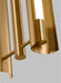 Generation Lighting Carson 2-Light Pendant Burnished Brass Finish With White Acrylic Diffusers (KP1092BBS)