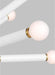 Generation Lighting Monroe Full Chandelier Burnished Brass Finish (KSC10518BBSGW)