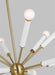 Generation Lighting Monroe Full Chandelier Burnished Brass Finish (KSC10518BBSGW)