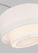 Generation Lighting Sawyer Floor Lamp Polished Nickel Finish With White Linen Fabric Shade (KST1031PN1)
