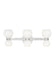 Generation Lighting Londyn Mid-Century Modern Indoor Dimmable 6-Light Vanity Fixture A Polished Nickel With Milk White Glass Shades (KSV1006PNMG)