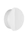 Generation Lighting Dottie Small Sconce Matte White Finish With Matte White Steel Shade (KSW1001MWT)