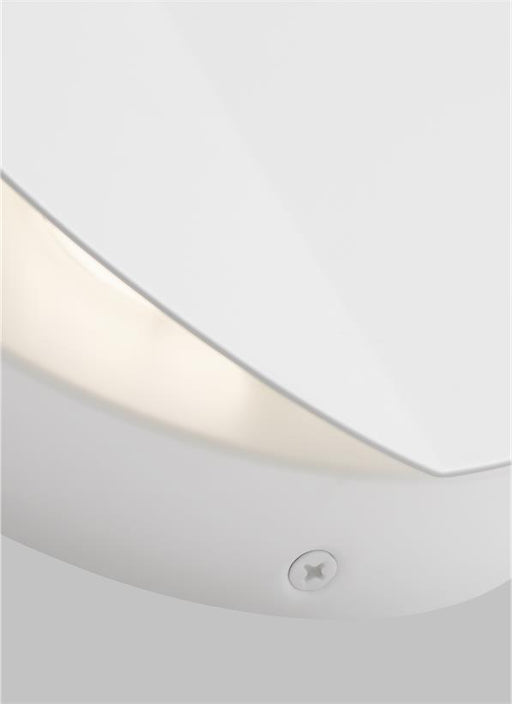 Generation Lighting Dottie Small Sconce Matte White Finish With Matte White Steel Shade (KSW1001MWT)