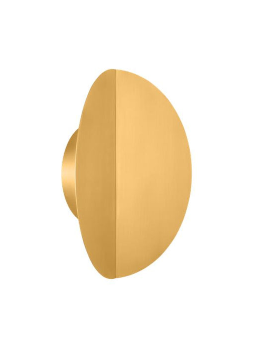 Generation Lighting Dottie Large Sconce Burnished Brass Finish With Burnished Brass Steel Shade (KSW1011BBS)