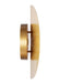 Generation Lighting Dottie Large Sconce Burnished Brass Finish With Burnished Brass Steel Shade (KSW1011BBS)