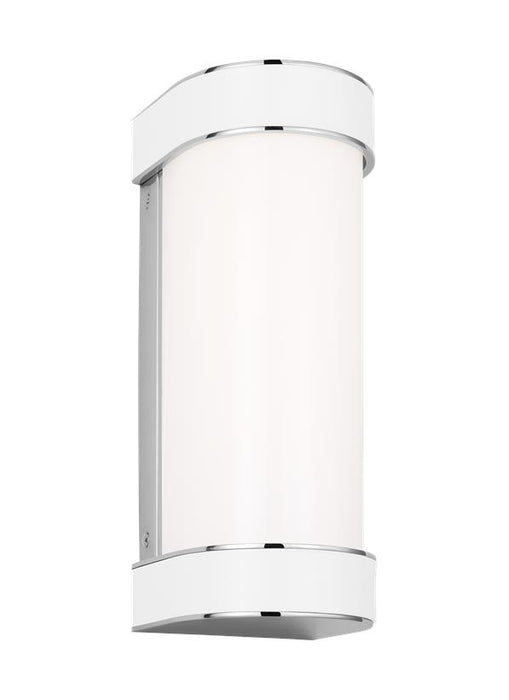 Generation Lighting Monroe Contemporary Indoor Dimmable Small 1-Light Vanity In A Polished Nickel Finish With Clear Glass Shades (KSW1051PNGW)