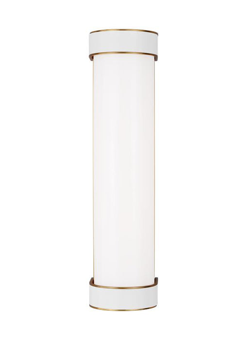Generation Lighting Monroe Contemporary Indoor Dimmable Medium 1-Light Vanity In A Burnished Brass Finish With Clear Glass Shades (KSW1061BBSGW)