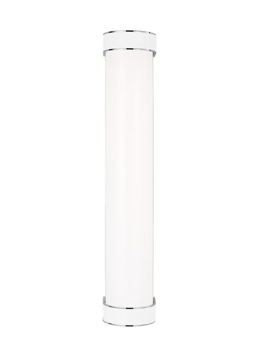 Generation Lighting Monroe Contemporary Indoor Dimmable Large 1-Light Vanity In A Polished Nickel Finish With Clear Glass Shades (KSW1071PNGW)